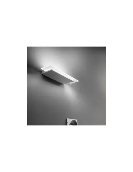 Linea light 7487 dublight led applique 27w satiné plex